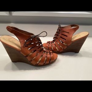 Cole Haan Tan wedges in size 11 (fit like 10)